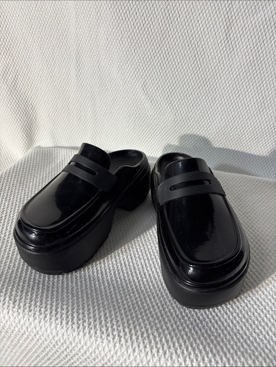 CROCS Shoes - CROCS Sz 8 Stomp High Shine Platform Slip-On Loafers Unisex NEW WITHOUT TAG